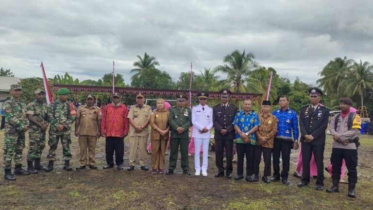LDII Nabire Hadiri Upacara HUT ke-80 RI di Kampung Kalisemen