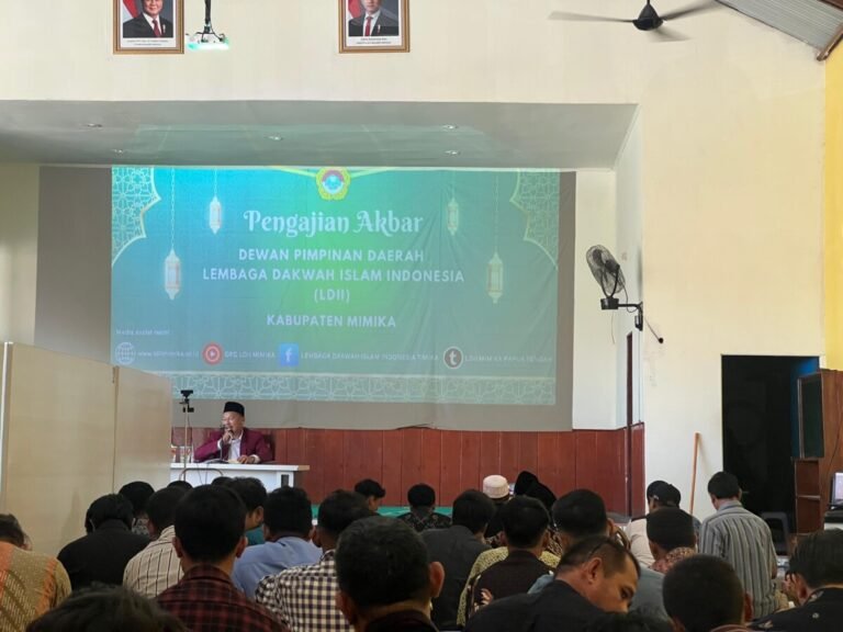 LDII Mimika Gelar Pengajian Umum, Wujudkan Karakter Luhur dalam Kehidupan Sehari-hari
